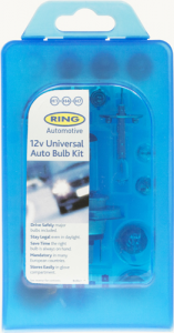 RING H1, H4 & H7 Headlamp 12V Universal Auto Bulb Kit (EBU027)