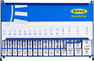 RING 12V Counter Stand Bulb Rack Single Boxed Bulbs (ERU126)