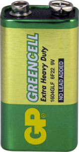 GP BATTERIES 'Greencell' Heavy Duty Batteries - Zinc Chloride (BAT4)