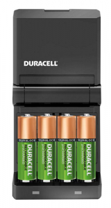 DURACELL Hi-Speed Charger with 2 x AA  & 2 x AAA 'Duralock' Batteries (BAT185)