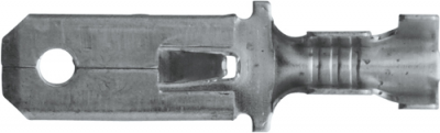 Push-on Males - 6.3 mm Zinc (ET428)