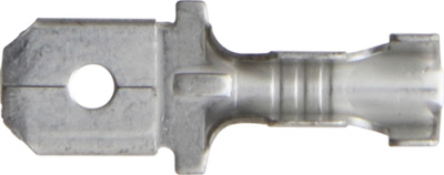 Push-on Males - 6.3 mm Zinc (ET429)