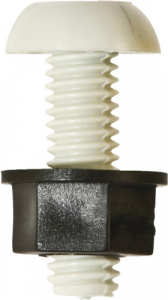 Number Plate Fasteners - Plastic Number Plate Bolts & Nuts - Short (NP1)
