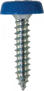 Number Plate Fasteners - Self-Tappers with Plastic Head - Long (NP21)