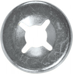Flat Clips (Push-on Fixes) - Round (HFC2)