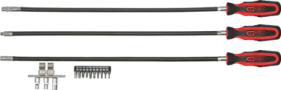 KS TOOLS 'ERGOTORQUE&reg;' Extra Long Flexible Screwdriver Set (K911.1180)