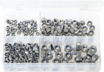 Stainless Steel Nylon Lock Nuts - Metric (AB156N)