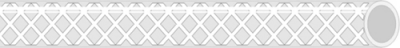 PVC Tubing - Clear Re-inforced (Braided) Terylene (TUB5)