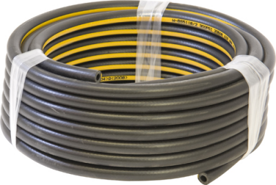Air Line Hose - Black Rubber with Yellow Stripe (ALY8)