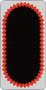 REMA TIP TOP Tube Patches - Red Edge, Oval (TY117)