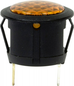 12V LED Warning Light - Round (EC89)