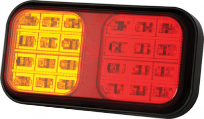 7.5" LED Multifunctional Tail Lamp - Stop/Tail/Indicator (EBT7069)