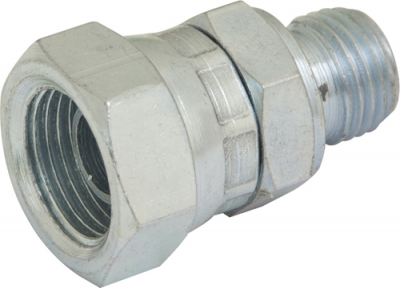 Hydraulic BSPP Swivel Adaptor - Male : Female (HY132)