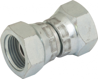 Hydraulic BSPP Swivel Adaptor - Female : Female (HY153)