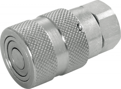 Hydraulic Steel Flat Face Coupling - Carrier (Female) (HY303)