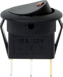 12V LED Spot Rocker Switch - On/Off (EC73)