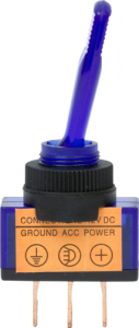 12V Illuminated Toggle Switch - On/Off (EC75)