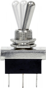 12V Metal Toggle Switch - On/Off/On (EC68)