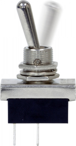 12V Metal Toggle Switch - Flash/Off (EC62)
