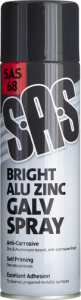 S·A·S Bright Alu Zinc Galv Spray (SAS68A)