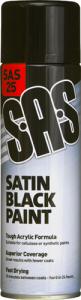 S·A·S Black Paint - Satin (SAS25)