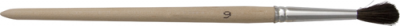 Touch Up Brushes - Short Plain Wooden Handles (PB66)