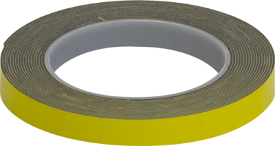 Double-Sided Adhesive Foam Tape - Yellow Backing (GLU10)