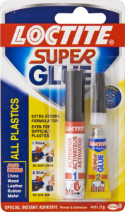 LOCTITE 'All Plastics' Super Glue Kit (VC928)