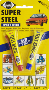 PLASTIC PADDING 'Super Steel' Epoxy Weld (VC991)