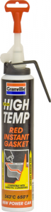GRANVILLE Instant Gasket Silicone Sealant - Red 'Extra High Temp' (VC241)
