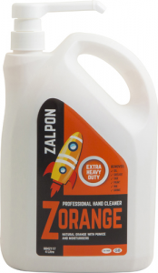 ZALPON 'Zorange' Orange Pumice Gel Hand Cleaner - Extra Heavy Duty (RZ2004)