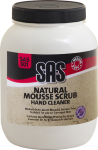 S·A·S Natural Mousse Scrub Hand Cleaner - Medium Duty (SAS501)