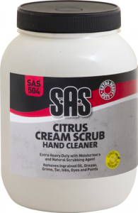 S·A·S Citrus Cream Scrub Hand Cleaner - Extra Heavy Duty (SAS504)