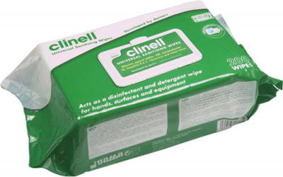 CLINELL Alcohol Free Universal Sanitising Wipes (WS120)