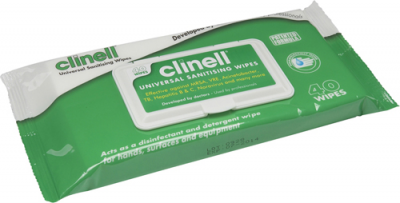 CLINELL Alcohol Free Universal Sanitising Wipes (WS140)