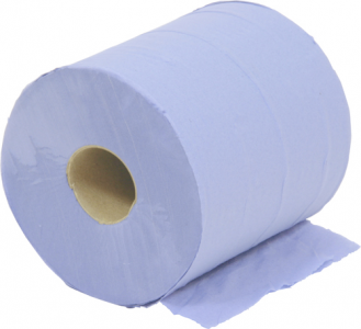 Blue Paper Wipes - Small Rolls (VC529)