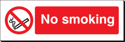No Smoking - 360 x 120 mm (SSB102)