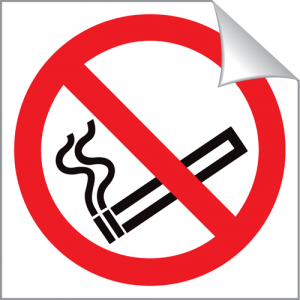 No Smoking - 80 x 80 mm (SSA101)