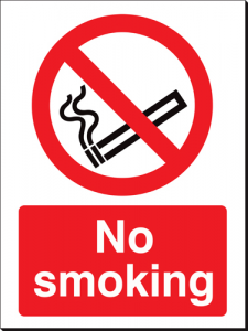 No Smoking - 350 x 480 mm (SSB141)