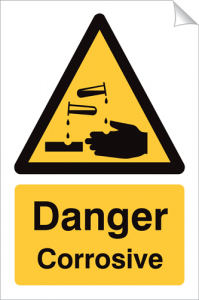 Danger Corrosive - 240 x 360 mm (SSA214)