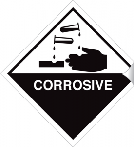 Corrosive - 100 x 100 mm (SSA245)