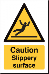Caution Slippery Surface - 240 x 360 mm (SSB205)