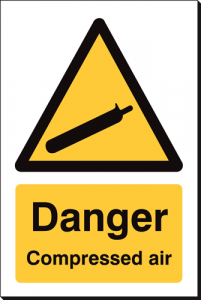 Danger Compressed Air - 240 x 360 mm (SSB219)