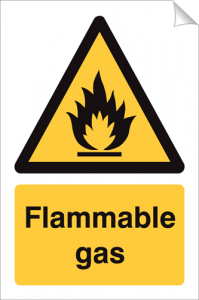 Flammable Gas - 240 x 360 mm (SSA216)