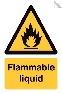 Flammable Liquid - 240 x 360 mm (SSA218)