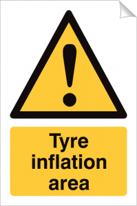 Tyre Inflation Area - 240 x 360 mm (SSA230)