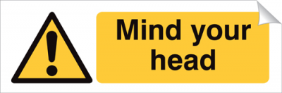 Mind Your Head - 360 x 120 mm (SSA236)