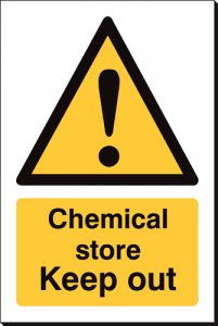 Chemical Store Keep Out - 240 x 360 mm (SSB211)
