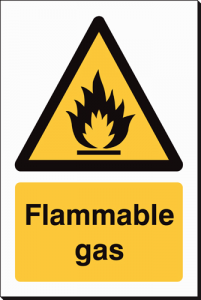 Flammable Gas - 240 x 360 mm (SSB215)