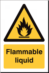Flammable Liquid - 240 x 360 mm (SSB217)